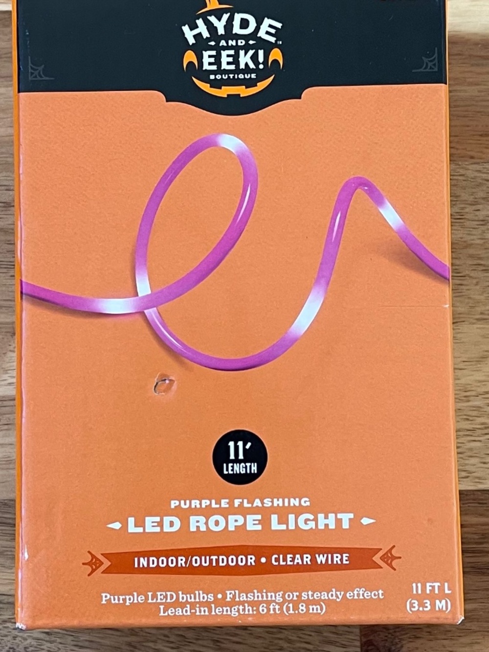 11' LED Dewdrop Halloween Rope Lights - Purple - Hyde and Eek! Boutique - Target